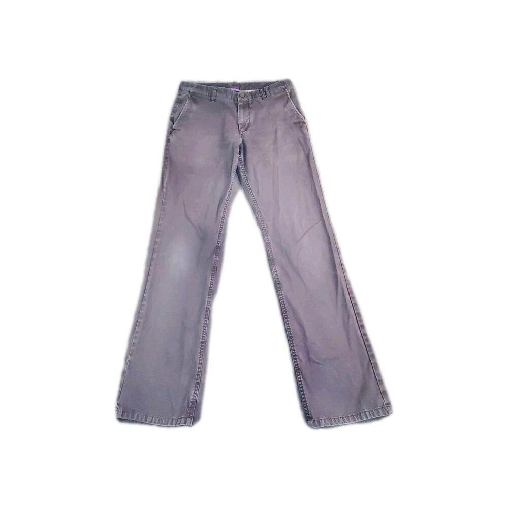 Bonobos Sz 32x32 Washed Straight Fit Chino Pants Gray Mens Golf C24